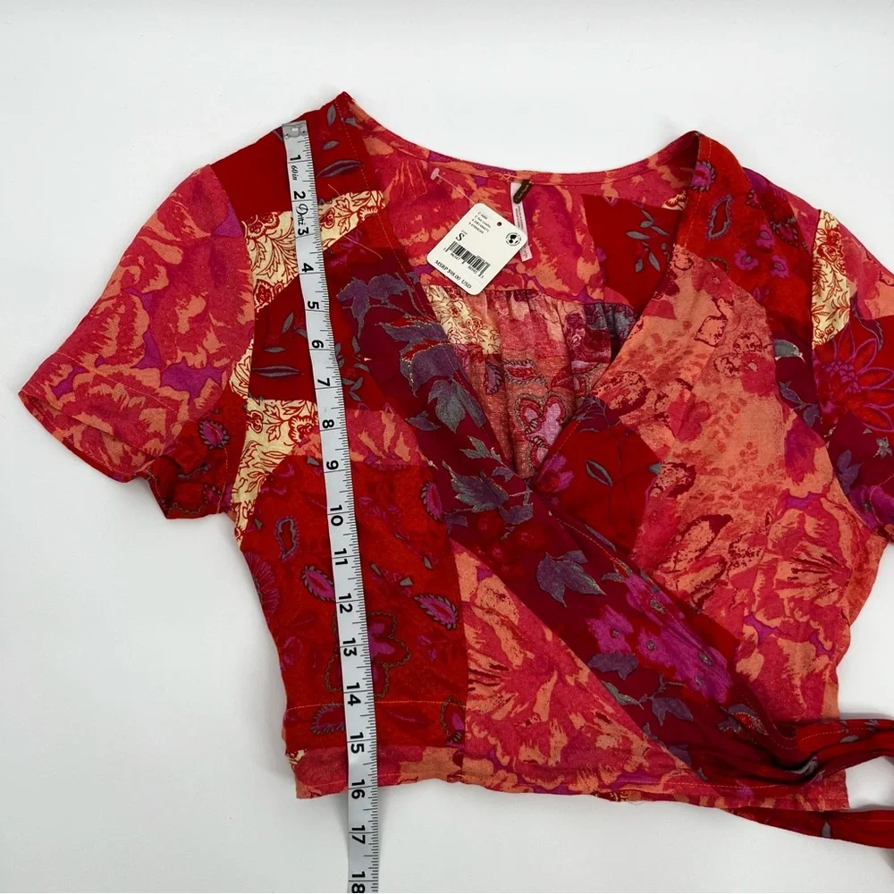 Free People Ashley Top Fun Combo, Small NWT